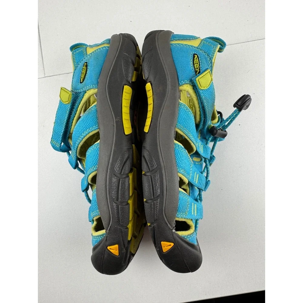 KEEN Kids Water Sandals Size 4 Toddler Blue Yellow H2 Newport‎
